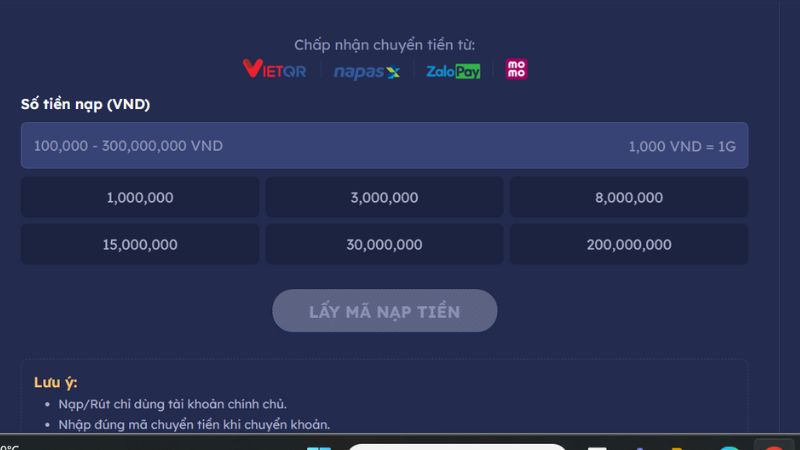 Chuyển khoản ngân hàng giúp người chơi nạp tiền DA88 nhanh chóng